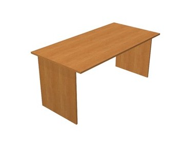 SCRIVANIA LINEARE 140X80cm NOCE CHIARO - EASY