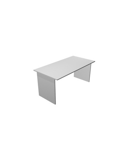SCRIVANIA LINEARE 140X80cm GRIGIO - EASY