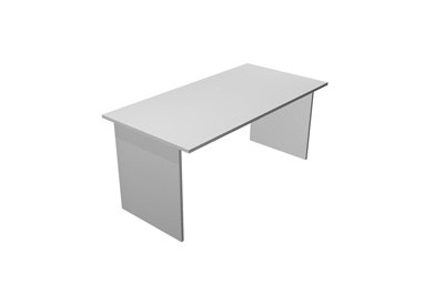 SCRIVANIA LINEARE 140X80cm GRIGIO - EASY