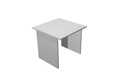 SCRIVANIA LINEARE 80X80cm GRIGIO - EASY