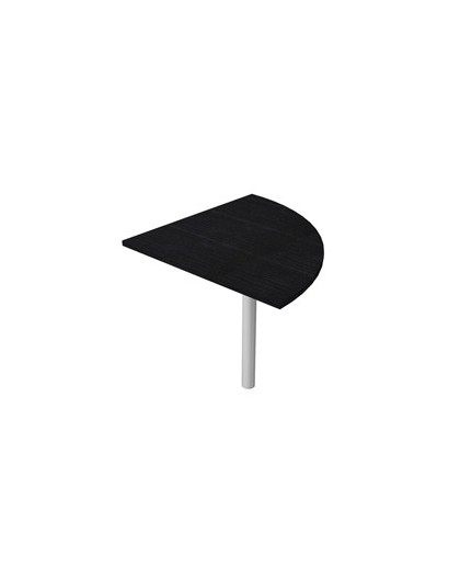 ANGOLARE 90° NERO VENATO + GAMBA SUPPORTO x SCRIVANIE EASY