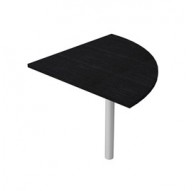 ANGOLARE 90° NERO VENATO + GAMBA SUPPORTO x SCRIVANIE EASY