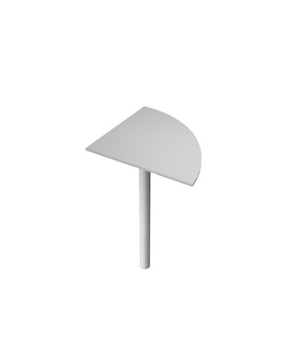 ANGOLARE 90° GRIGIO + GAMBA SUPPORTO x SCRIVANIE EASY