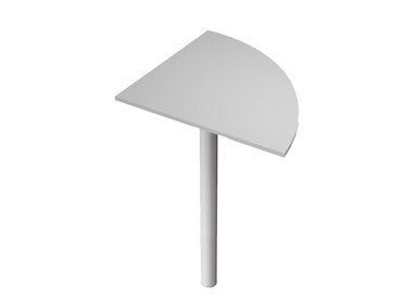 ANGOLARE 90° GRIGIO + GAMBA SUPPORTO x SCRIVANIE EASY