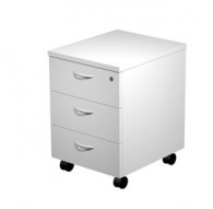 CASSETTIERA 3 CASS. con RUOTE GRIGIO - EASY