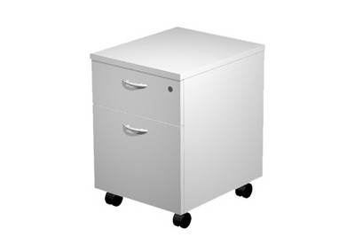 CASSETTIERA 1 CASS.+1 CLASSIF. con RUOTE GRIGIO - EASY