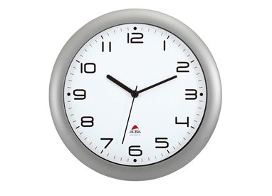 OROLOGIO DA PARETE HORNEW Ø30cm GRIGIO Metal Alba