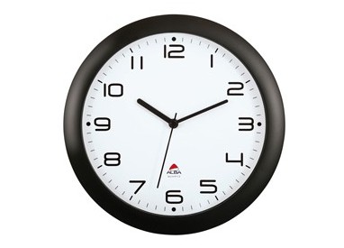 OROLOGIO DA PARETE HORNEW Ø30cm NERO Alba