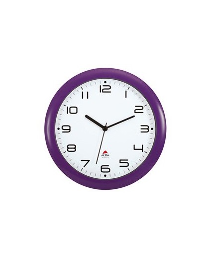 OROLOGIO DA PARETE HORNEW Ø30cm VIOLA Alba