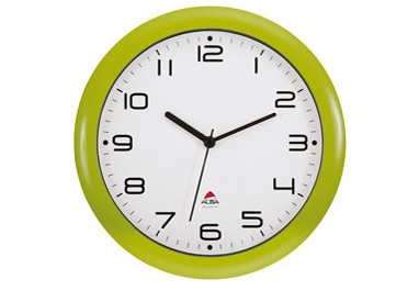 OROLOGIO DA PARETE HORNEW Ø30cm VERDE Alba