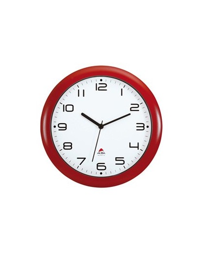 OROLOGIO DA PARETE HORNEW Ø30cm ROSSO Alba