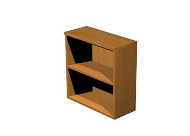 MOBILE BASSO A GIORNO 80X35cm H72cm NOCE CHIARO - EASY