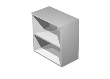 MOBILE BASSO A GIORNO 80X35cm H72cm GRIGIO - EASY