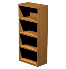 MOBILE ALTO A GIORNO 80X35cm H180cm NOCE CHIARO - EASY