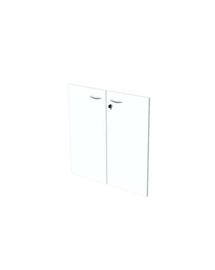 COPPIA ANTE in MELAMIN. x Mob.BASSO BIANCO - EASY