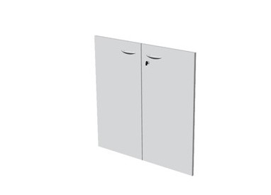 COPPIA ANTE in MELAMIN. x Mob.BASSO GRIGIO - EASY