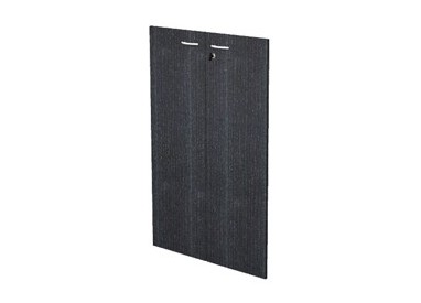 COPPIA ANTE in MELAMIN. x Mob.MEDIO NERO VENATO - EASY