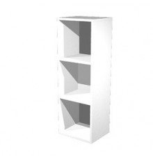 LIBRERIA 3 CASELLE 35,9x29,2cm-H103,9cm BIANCO - RAINBOW