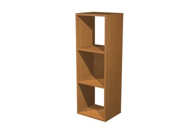 LIBRERIA 3 CASELLE 35,9x29,2cm-H103,9cm NOCE CHIARO - RAINBOW
