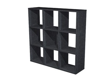 LIBRERIA 9 CASELLE 104x29,2cm-H103,9cm NERO VENATO - RAINBOW
