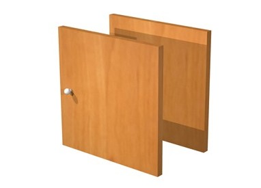 COPPIA ANTINE NOCE CHIARO per LIBRERIA RAINBOW