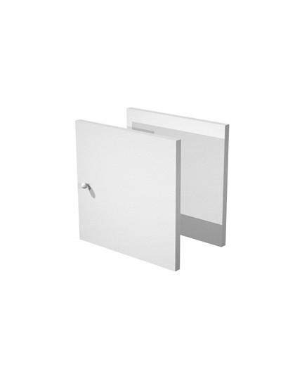 COPPIA ANTINE GRIGIO ALLUMINIO per LIBRERIA RAINBOW