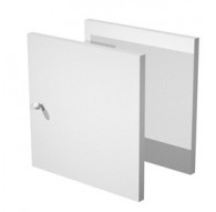 COPPIA ANTINE GRIGIO ALLUMINIO per LIBRERIA RAINBOW