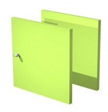 COPPIA ANTINE VERDE NEON per LIBRERIA RAINBOW