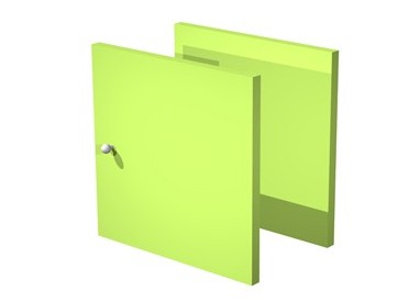 COPPIA ANTINE VERDE NEON per LIBRERIA RAINBOW