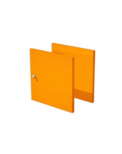 COPPIA ANTINE ARANCIO per LIBRERIA RAINBOW
