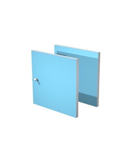 COPPIA ANTINE AZZURRO per LIBRERIA RAINBOW