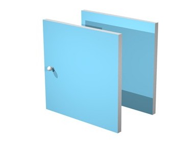 COPPIA ANTINE AZZURRO per LIBRERIA RAINBOW