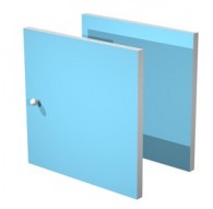 COPPIA ANTINE AZZURRO per LIBRERIA RAINBOW