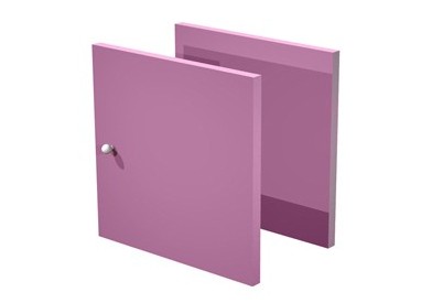 COPPIA ANTINE VIOLA per LIBRERIA RAINBOW