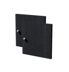 COPPIA ANTINE NERO VENATO per LIBRERIA RAINBOW
