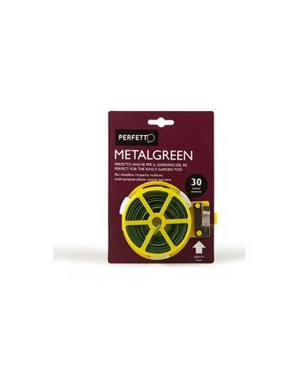 FILO IN METALLO RICOPERTO MULTIUSO METALGREEN 30mt PERFETTO