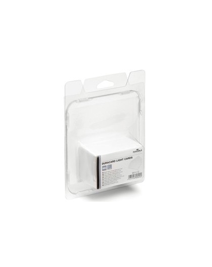 100 TESSERE BIANCHE 0,5mm x Duracard ID300 DURABLE