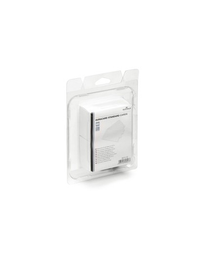 100 TESSERE BIANCHE 0,76mm x Duracard ID300 DURABLE
