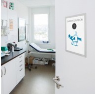 Cornice espositiva adesiva Duraframe® A4 21x29,7cm bianco DURABLE