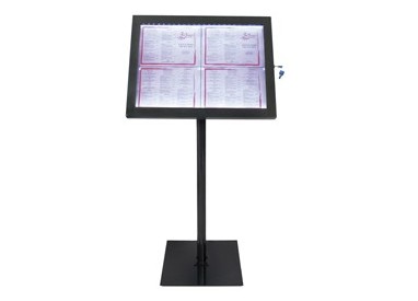 ESPOSITORE A LED 4xA4 PER ESTERNI Securit