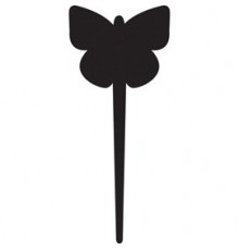 SET 5 Silhouette Tags 'FARFALLA' Securit
