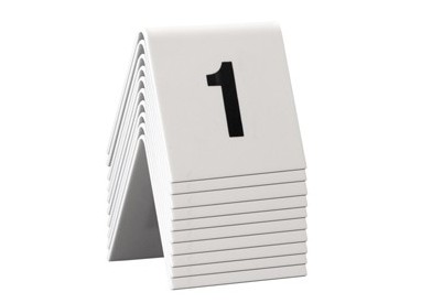 SET da 1 a 10 NUMERI PER I TAVOLI Securit