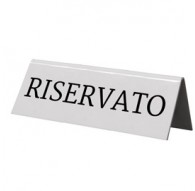 SET 5 'RISERVATO' PER I TAVOLI Securit
