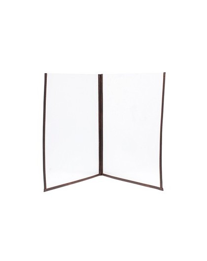 Set 3 Porta Menu' Crystal BR2 DOPPIO (per 4 FOGLI A4)