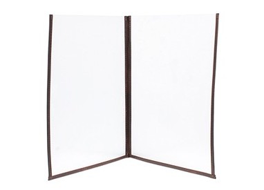 Set 3 Porta Menu' Crystal BR2 DOPPIO (per 4 FOGLI A4)