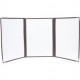 Set 3 Porta Menu' Crystal BR3 TRIPLO (per 6 FOGLI A4)