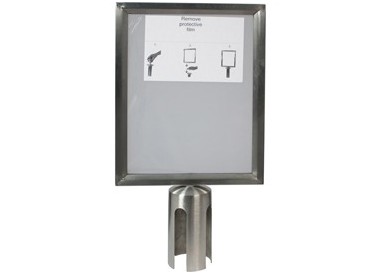 DISPLAY A4 per COLONNINA Securit