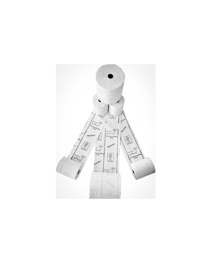 BLISTER 10 ROTOLI CARTA RC TERMICO lunga durata 57.5MMX30MT Ø 50MM