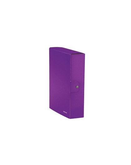 SCATOLA PROGETTO WOW DORSO 8CM VIOLA METAL