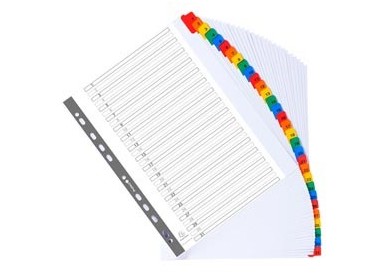 SEPARATORE Numerico 1-31/A4 Maxi in CARTONCINO 160gr Exacompta